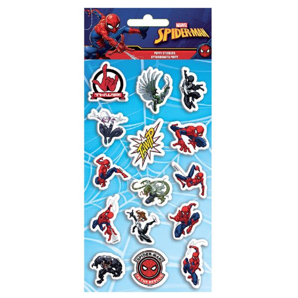Αυτοκόλλητα Puffy Spiderman 22x10cm