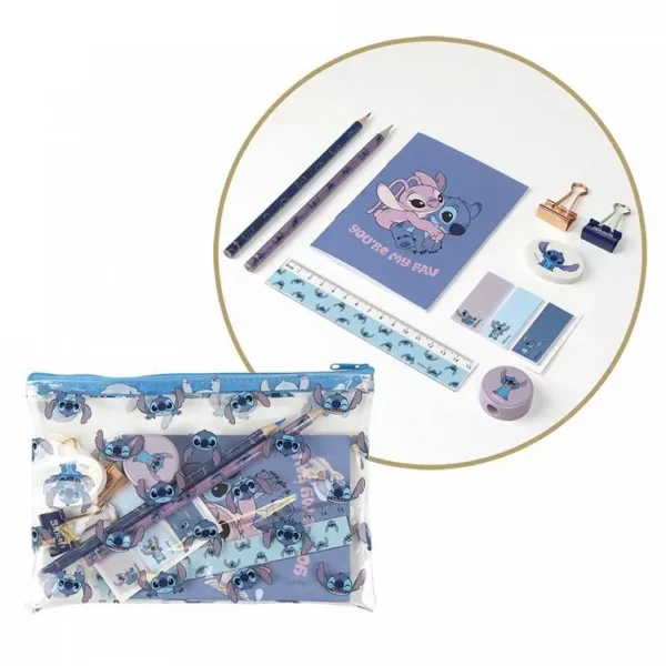 Σούπερ Σχολικό Σετ με 12 Είδη Γραφείου DISNEY Lilo & Stitch