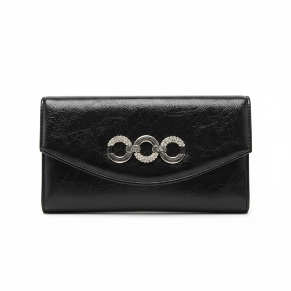 Τσάντα φάκελος clutch MD2538 Μαύρο