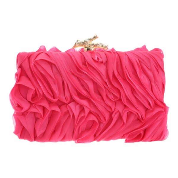 Τσάντα clutch MD-2563 - Φουξ