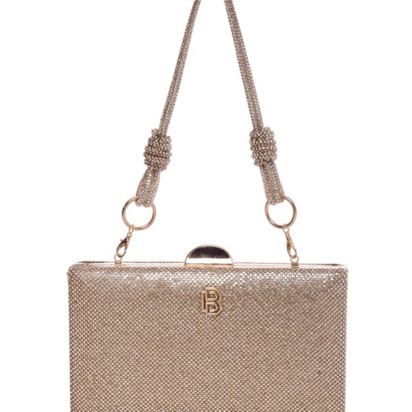 Τσάντα φάκελος clutch CK-6071 - Χρυσό